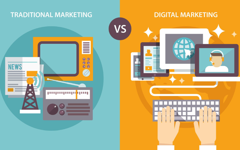 Digital Marketing vs Traditional Marketing