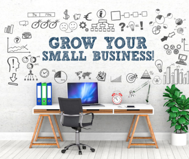 Grow your small business ! / Office / Wall / Symbol