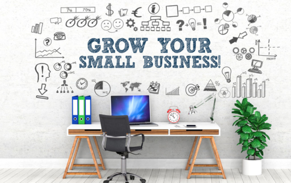 Grow your small business ! / Office / Wall / Symbol